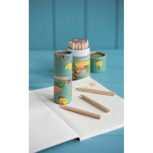 12 krītiņu komplekts Rex London World Map-image-1