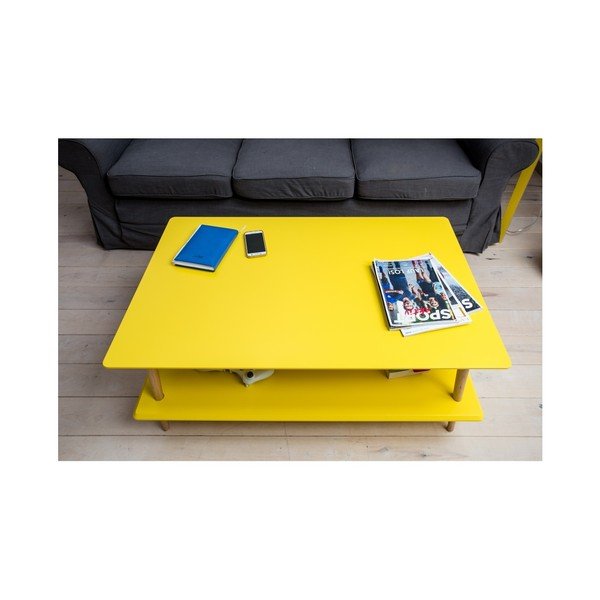 Balts kafijas galdiņš ar pazeminātu pamatni Ragaba KORO-image-4