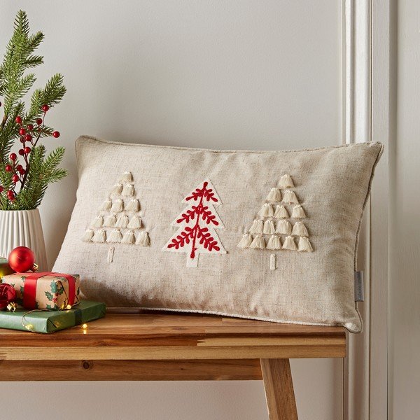Dekoratīvais spilvens ar Ziemassvētku motīvu 30x50 cm Christmas Tree – Catherine Lansfield-image-1