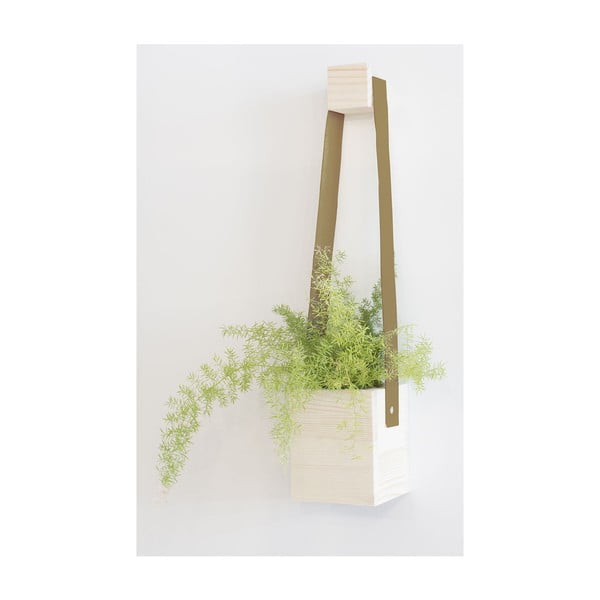 Egles koka puķu pods ar brūnu piekaramo siksnu Surdic Colgantes, 17 x 62 cm-image-3