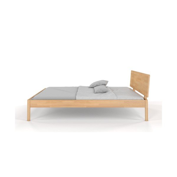 Divguļamā gulta no dižskābarža koka dabīgā tonī 180x200 cm Ammer – Skandica-image-2