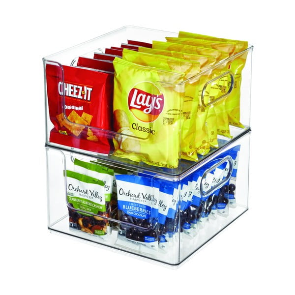 Caurspīdīga uzglabāšanas kaste iDesign The Home Edit, 25,4 x 25,4 cm-image-4