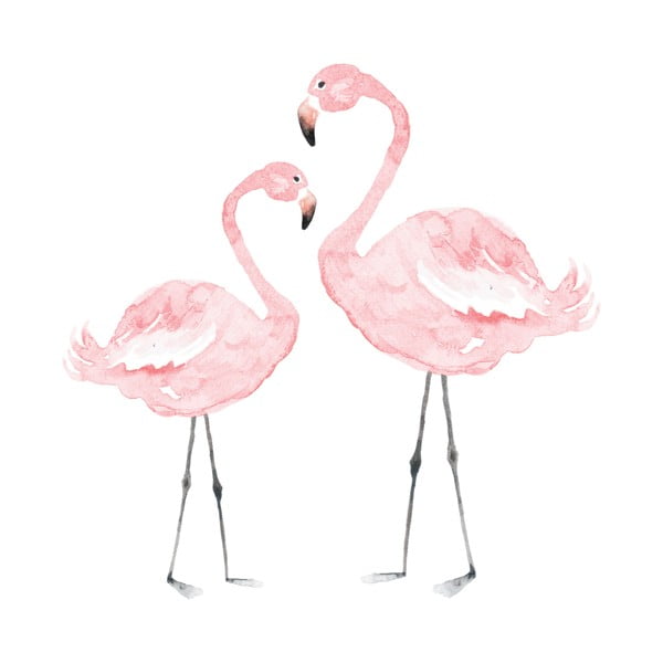 Sienas uzlīme Dekornik Flamingo, 110 x 110 cm