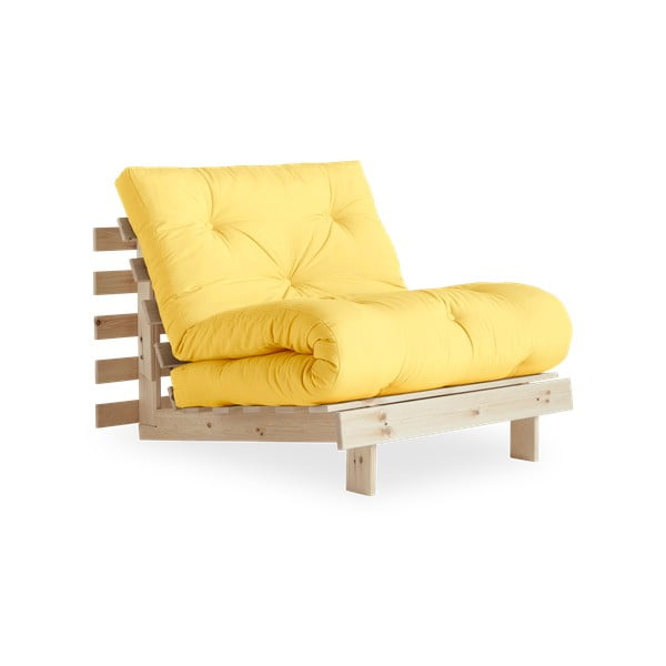 Izvelkamais krēsls Karup Design Roots Raw/Yellow
