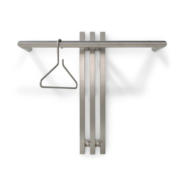 Sudraba krāsas metāla sienas pakaramais 65 cm Senza – Spinder Design-image-2