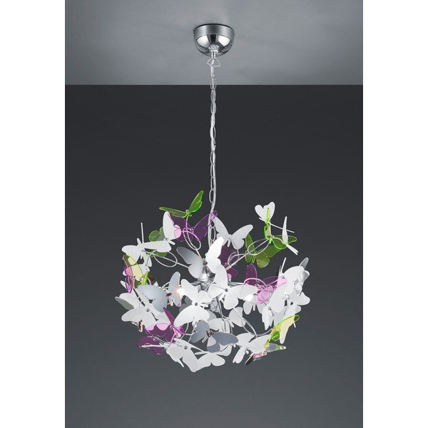Bērnu lustra ar plastmasas abažūru ø 50 cm Butterfly – Reality-image-3