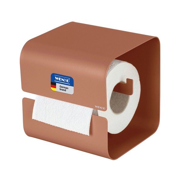 Brūns tērauda tualetes papīra turētājs ar uzstādīšanu bez urbšanas ar Turbo-Loc stiprinājumu Lizan – Wenko-image-3