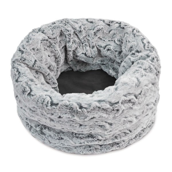 Pelēka mājdzīvnieku gulta mājdzīvniekiem ø 45 cm Snuggle Bed 3in1 Husky Grey L – P.L.A.Y.