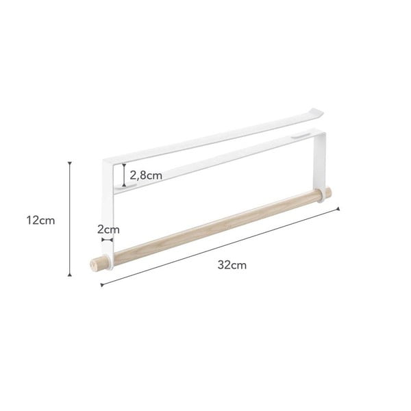 Balts dvieļu turētājs YAMAZAKI Tosca-image-3