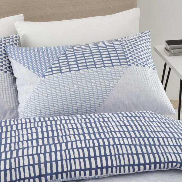 Zila gultas veļa 200x200 cm Larsson Geo – Catherine Lansfield-image-2