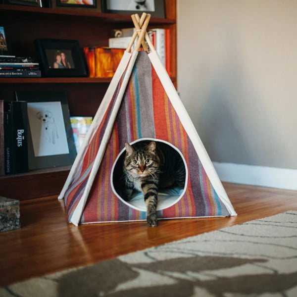 Mājdzīvnieku gulta telts formā 63x63 cm Cozy Cove Desert – P.L.A.Y.-image-1