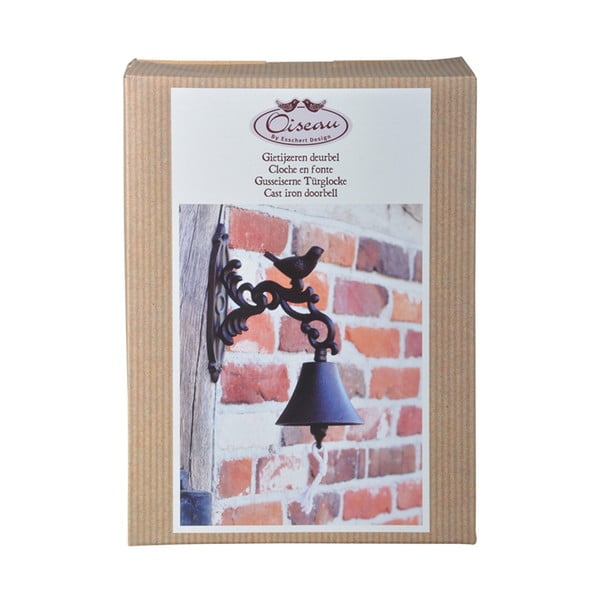 Čuguna sienas zvans dāvanu kastē Esschert Design Birdy-image-4