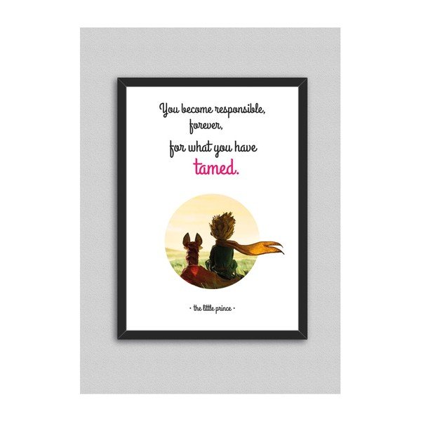Attēls North Carolina Scandinavian Home Decors Little Prince Quote V8, 33 x 43 cm