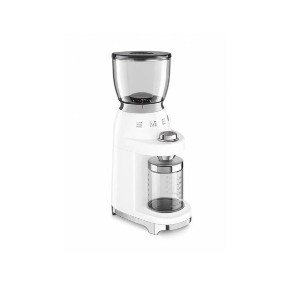 SMEG 50. gadu retro balta kafijas dzirnaviņas mašīna-image-3