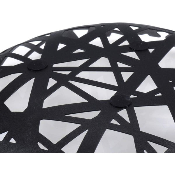 Melns augļu trauks YAMAZAKI Tower, ø 26 cm-image-1