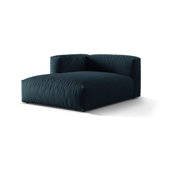 Tumši zila modulārā dīvāna daļa (ar kreiso stūri) Martina – Micadoni Home-image-1