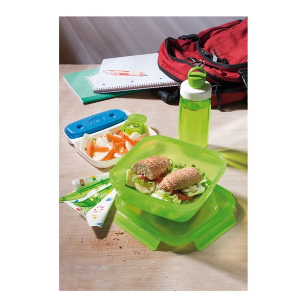 Pusdienu kārbas komplekts ar galda piederumiem un ūdens pudeli Snips Ice Box