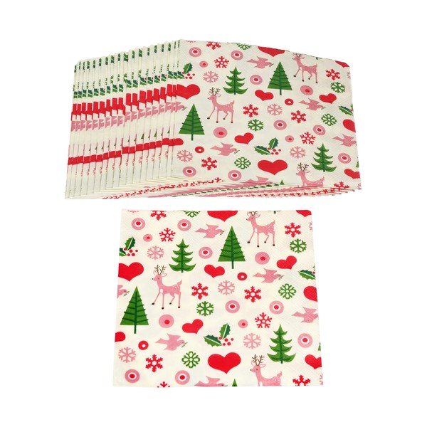 Salvetes (20 gab.) 25x25 cm 50s Christmas – Rex London-image-2