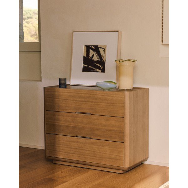 Dzeltena stikla vāze (augstums 31 cm) Endasi – Kave Home-image-2