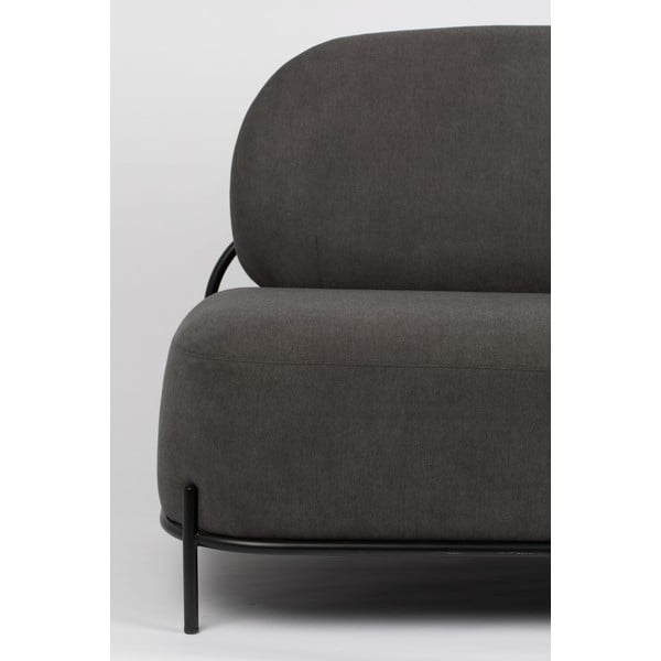 Tumši pelēks dīvāns White Label Polly-image-3