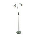 Sudraba krāsas stāvlampa ar metāla abažūru (augstums 150 cm) Odense – Markslöjd