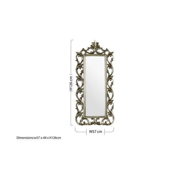 Sienas spogulis 57x126 cm Champagne – Premier Housewares-image-1