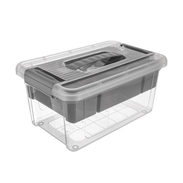 Plastmasas uzglabāšanas kaste ar vāku 35x23x17 cm Multi Stormax – Orion