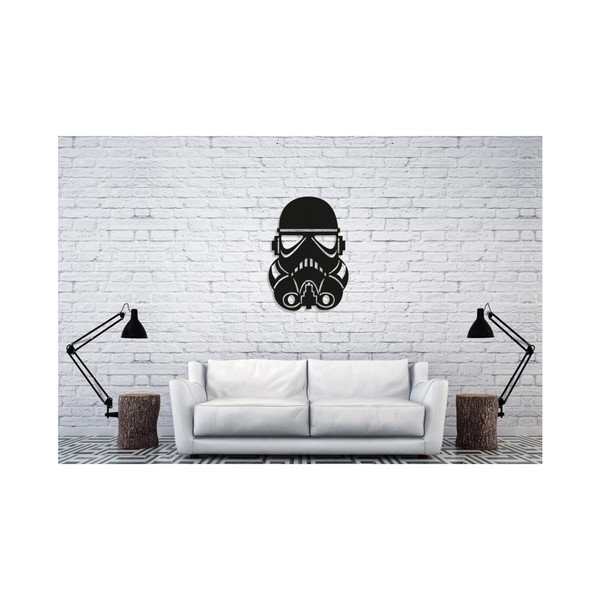 Melns sienas dekors Oyo Concept Star Wars, 35 x 50 cm