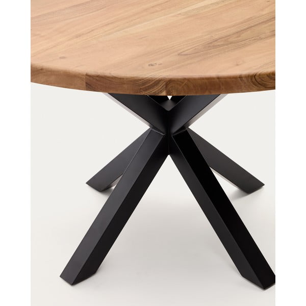 Ēdamgalds ar akācijas koka galda virsmu ø 150 cm Argo – Kave Home-image-4