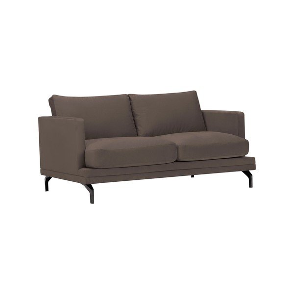 Brūns dīvāns ar kāju balstu melnā krāsā Windsor & Co Sofas Jupiter-image-1