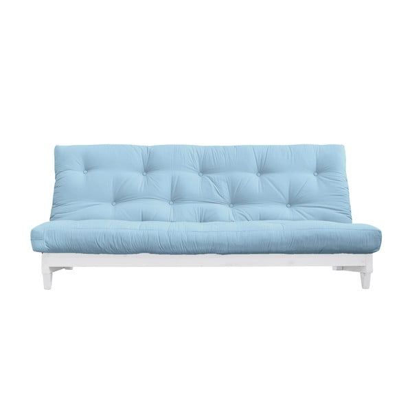 Izvelkamais dīvāns Karup Design Fresh White/Light Blue