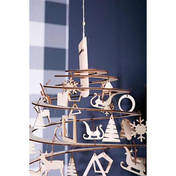 10 koka Ziemassvētku rotājumu komplekts Spira Medium-image-1