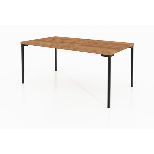 Dabīga toņa ozolkoka žurnālgaldiņš 60x110 cm Abies – The Beds-image-4