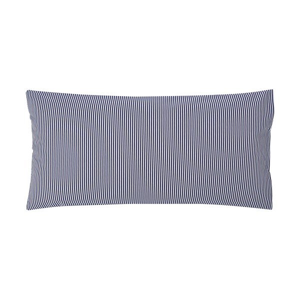 Zils dekoratīvais kokvilnas spilvena pārvalks Westwing Collection Daisies, 40 x 80 cm-image-3