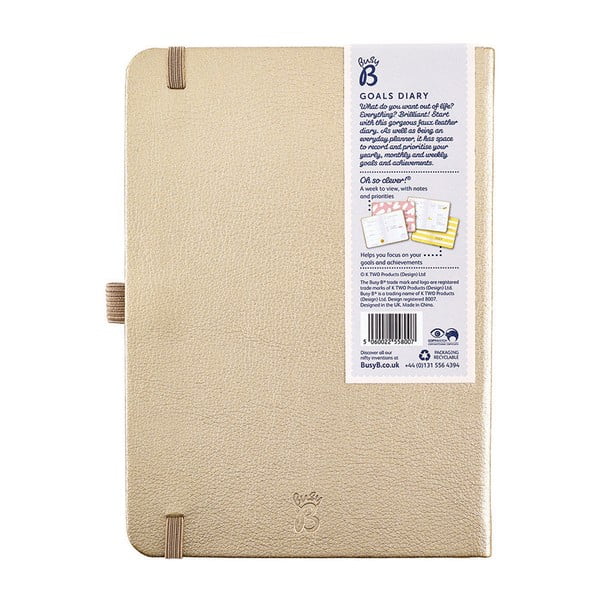 2019. gada dienasgrāmata ar uzlīmēm Busy B Goals-image-4