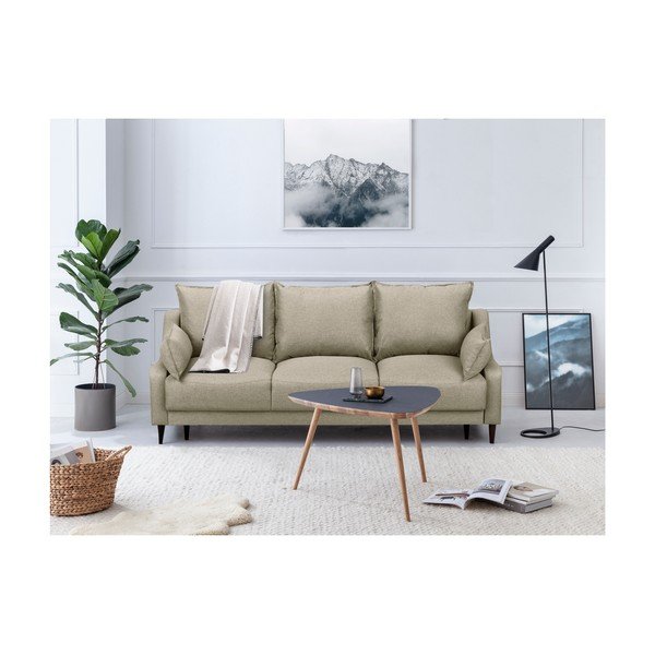 Bēšs dīvāns ar krātuvi Mazzini Sofas Ancolie, 215 cm-image-3