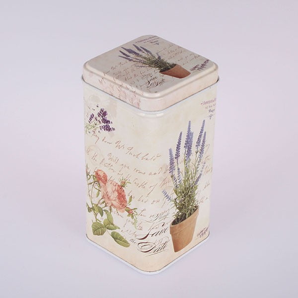 Skārda kaste Vintage Lavender