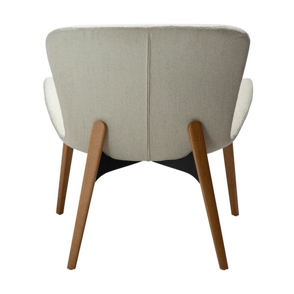 Krēmkrāsas atpūtas krēsls no buklē auduma Paragon – DAN-FORM Denmark-image-4