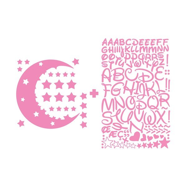 Pašlīmējošs komplekts ar burtiem Ambiance Moon-image-2