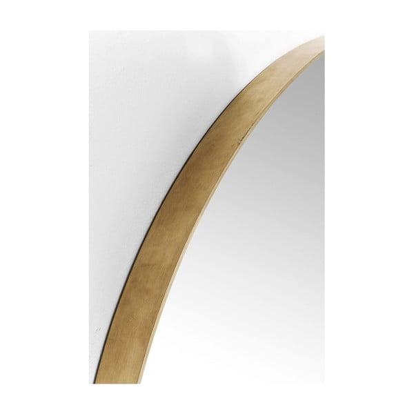 Apaļš spogulis ar misiņa rāmi Kare Design Round Curve, ⌀ 100 cm-image-4