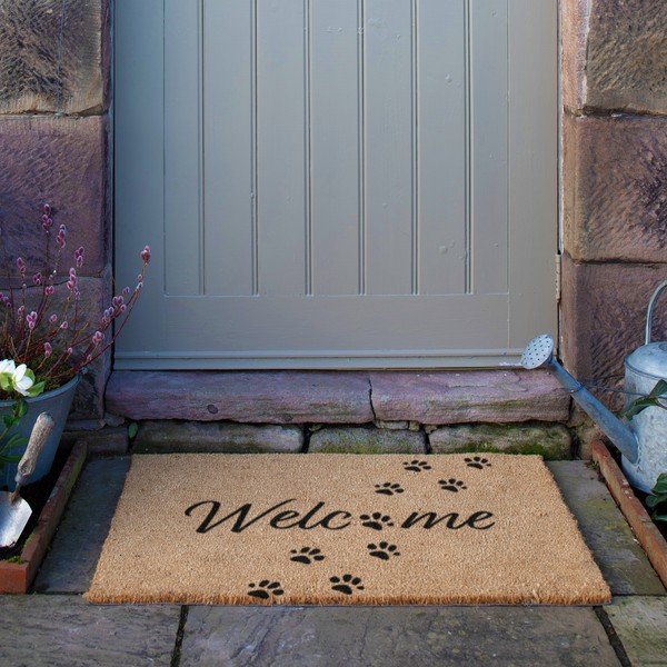 Kokosšķiedras kājslauķis 60x90 cm Welcome Paws – Artsy Doormats-image-4
