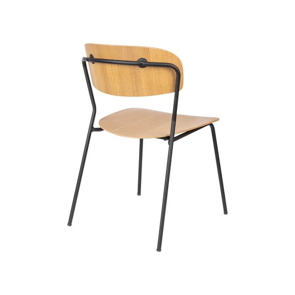 Ēdamistabas krēsli (2 gab.) ar papeles imitāciju Jolien – White Label-image-4