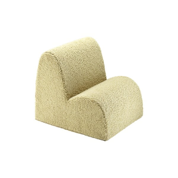 Zaļš bērnu atpūtas krēsls no buklē auduma Cloud – Wigiwama