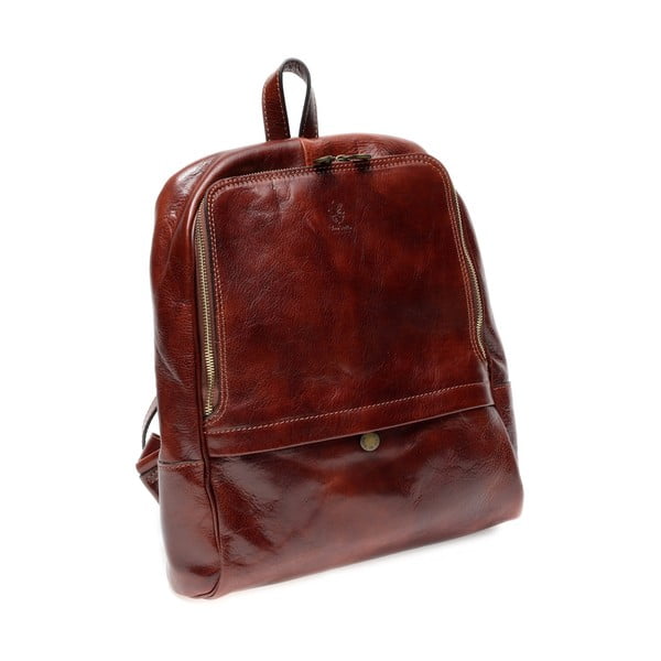 Ādas mugursoma – Anna Luchini-image-1