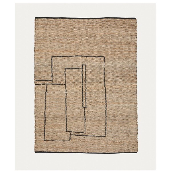 Dabīga toņa divpusējs/ar rokām darināts džutas paklājs 200x300 cm Velira – Kave Home