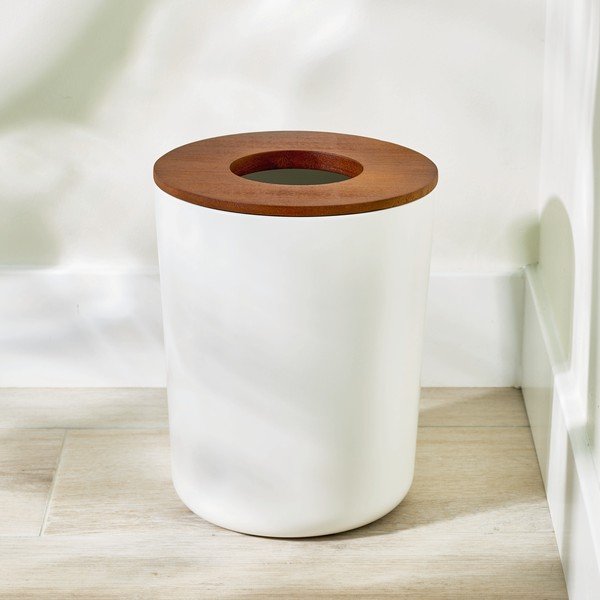 Balta atkritumu tvertne iDesign Eco Vanity-image-1