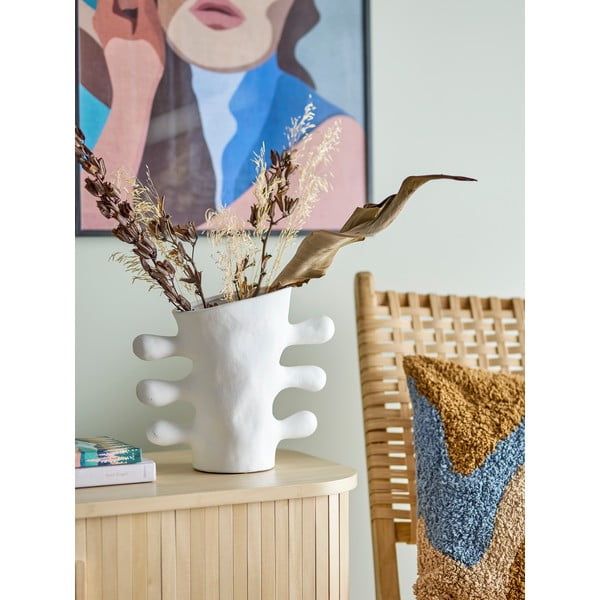 Balta māla vāze Pernilla – Bloomingville-image-1