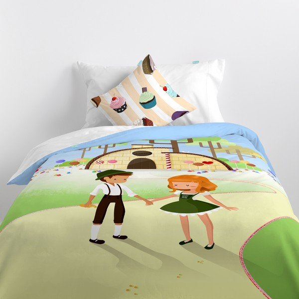 Segas pārvalks un spilvena pārvalks Mr. Fox Candy, 140 x 200 cm-image-4