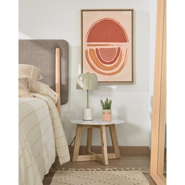 Bēša galda lampa Kave Home Alish-image-1