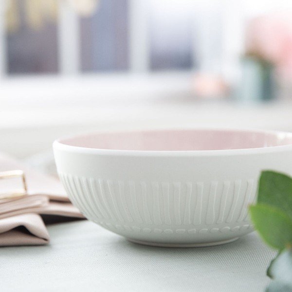 Balts ar rozā porcelāna trauks Villeroy & Boch Blossom, 850 ml-image-3